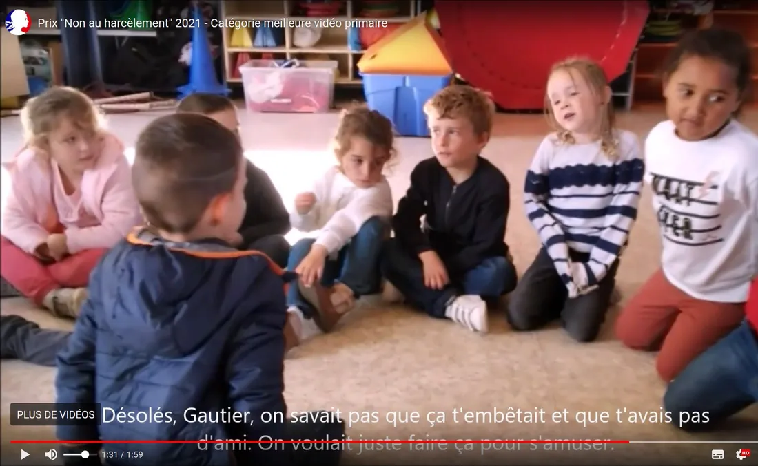 Extrait de la vidéo primée